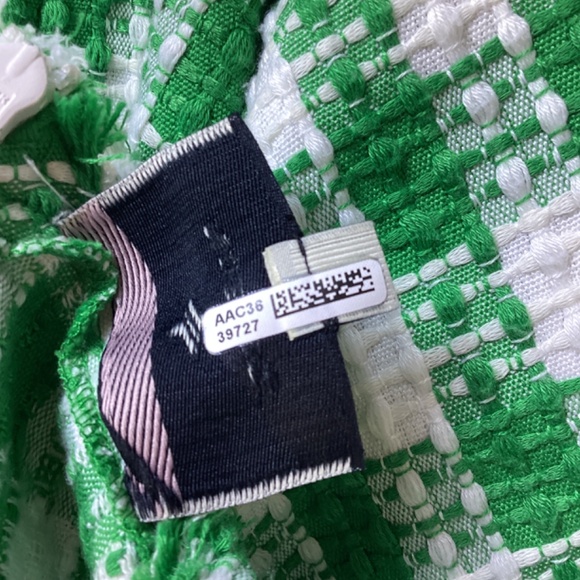 Tuckernuck Georgette Dress Emerald Green Plaid M - Picture 7 of 7